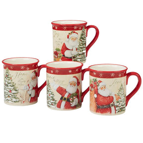 Conjunto de Louça de Natal Holiday Wishes – 16 Peças