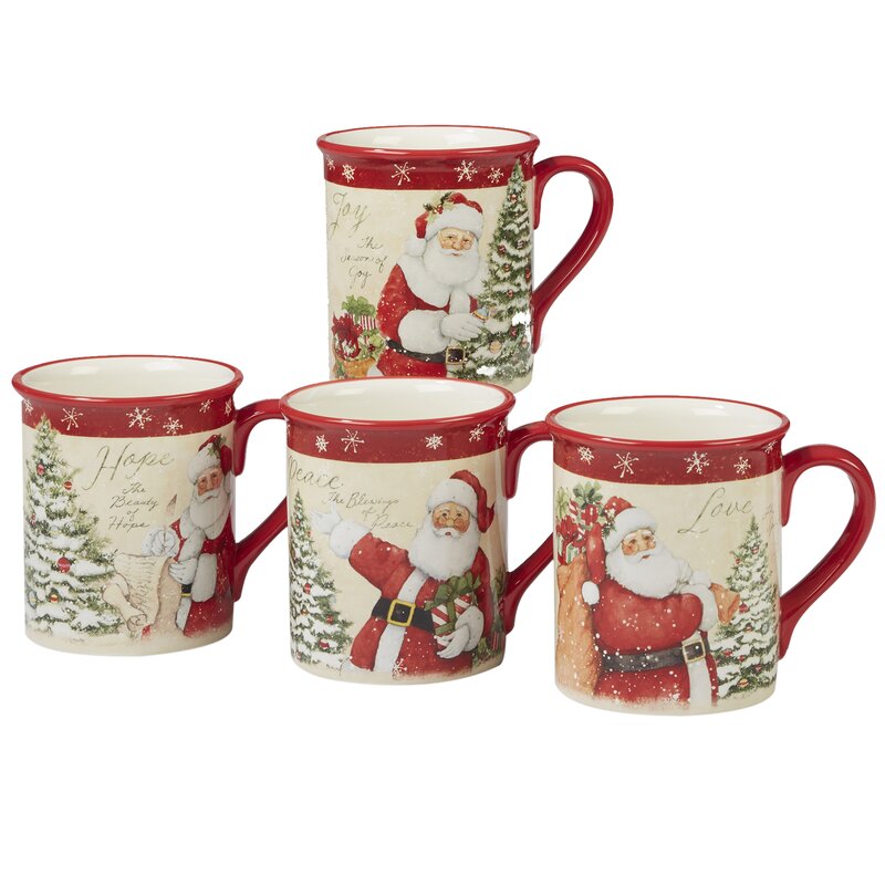 Conjunto de Louça de Natal Holiday Wishes – 16 Peças