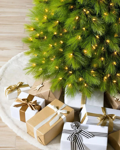 Árvore de Natal Monterey Pine Slim com Galhos Articulados, Suporte Metálico e Micro LEDs Embutidos 2