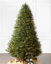 Árvore de Natal Verde Premium com Galhos Articulados, Suporte Metálico e Micro LEDs Embutidos