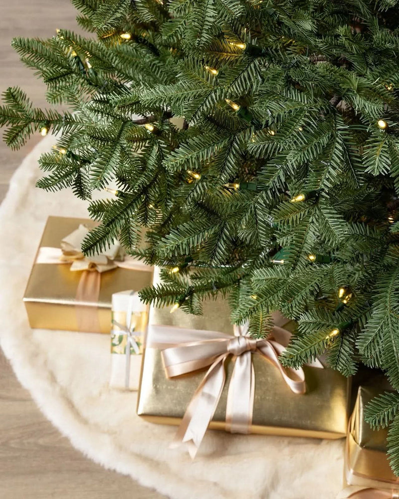 Árvore de Natal Verde Premium com Galhos Articulados, Suporte Metálico e Micro LEDs Embutidos 3