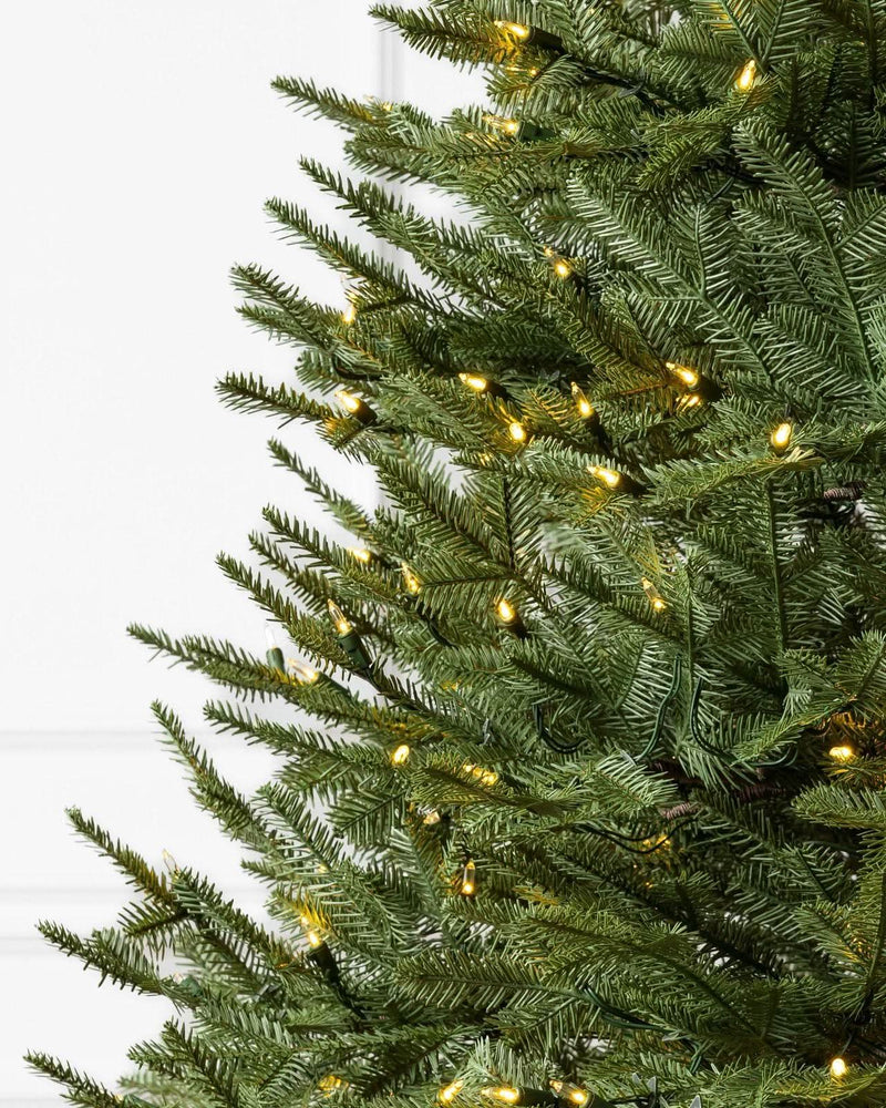 Árvore de Natal Verde Premium com Galhos Articulados, Suporte Metálico e Micro LEDs Embutidos 2