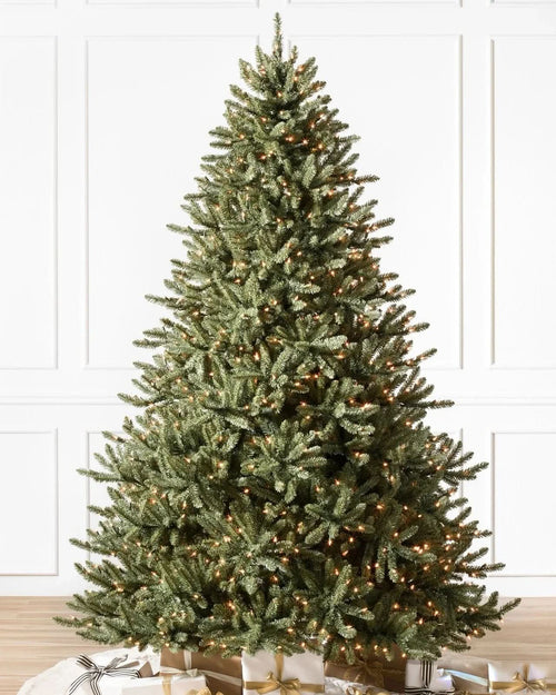 Árvore de Natal Classic Blue Spruce com Galhos Articulados, Suporte Metálico e Micro LEDs Embutidos 1
