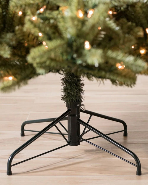 Árvore de Natal Classic Blue Spruce com Galhos Articulados, Suporte Metálico e Micro LEDs Embutidos 5